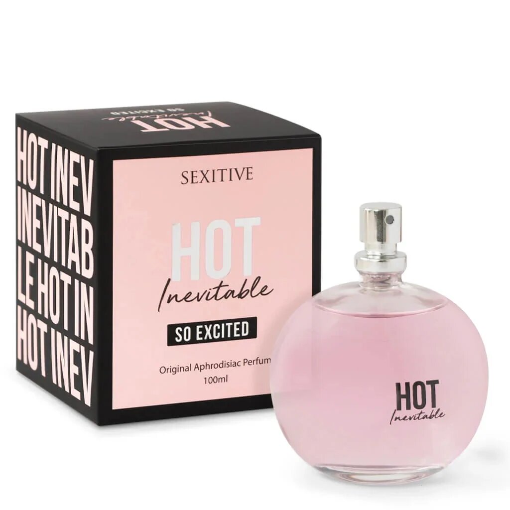 SEXITIVE Parfum cu feromoni Hot Inevitable - So Excited pentru femei note de flori de portocal cafea și vanilie 100 ml