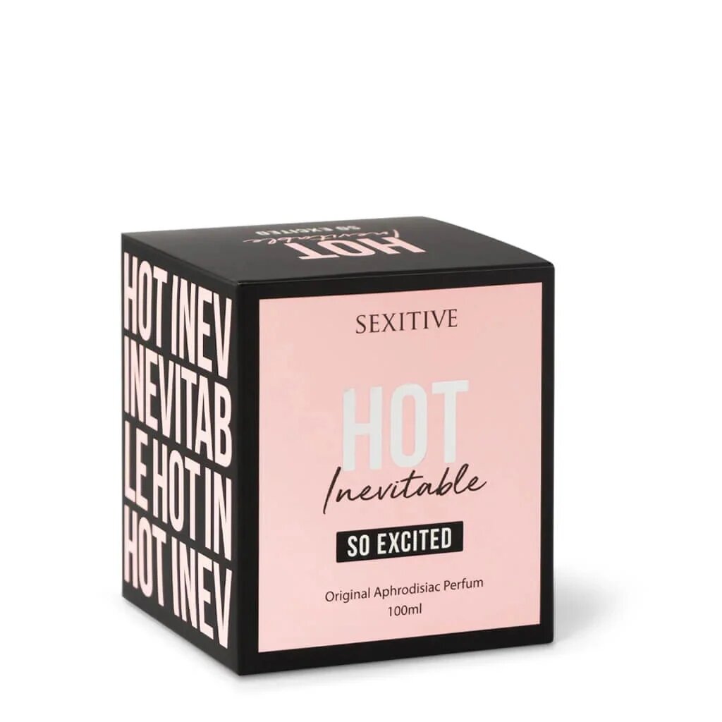 SEXITIVE Parfum cu feromoni Hot Inevitable - So Excited pentru femei note de flori de portocal cafea și vanilie 100 ml