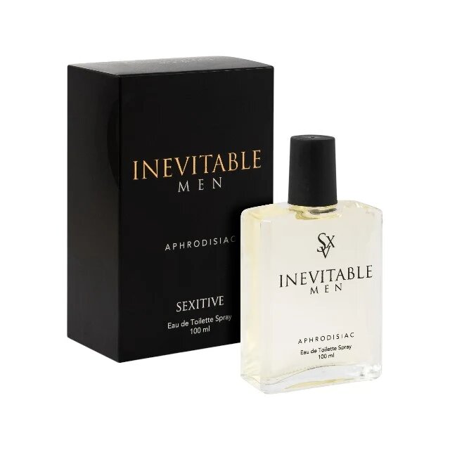 SEXITIVE Parfum cu feromoni Inevitable Men pentru bărbați note de grepfrut pelin și mango 100 ml