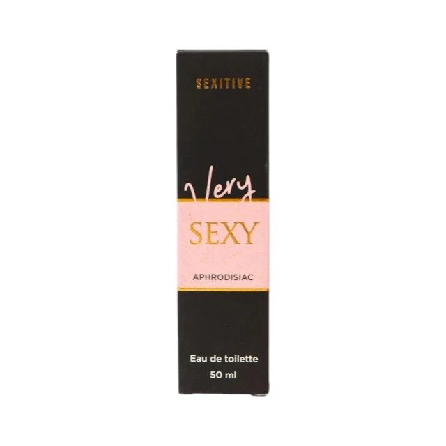 SEXITIVE Parfum cu feromoni Very Sexy pentru femei note de migdale lămâie și cacao 50 ml