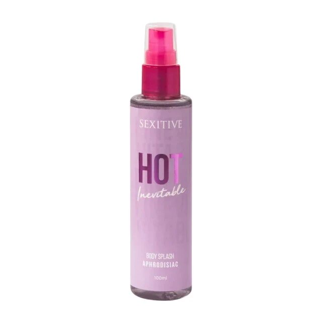 SEXITIVE Spray cu feromoni pentru corp Hot Inevitable Body Splash pentru femei note de mango iasomie și vanilie 100 ml