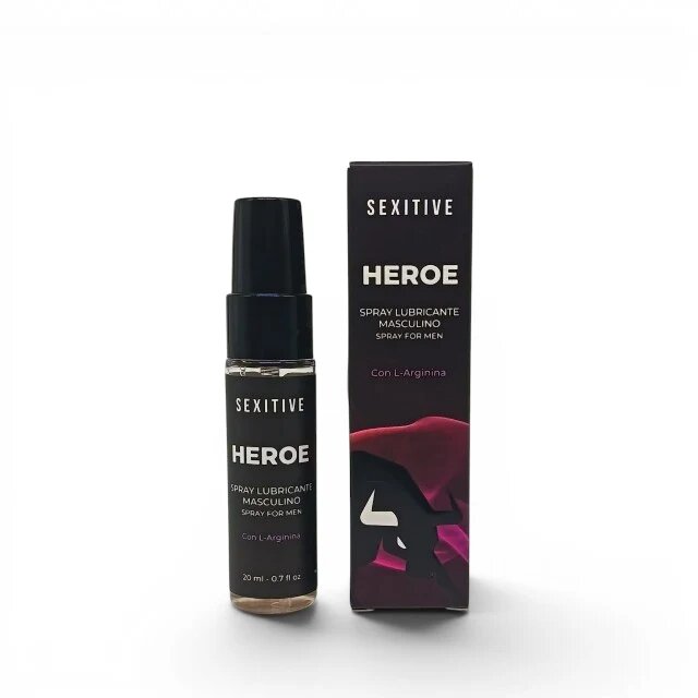 SEXITIVE Spray Heroe Performance Stay Strong pentru erecții tari și performanță sexuală cu Maca și L-Arginină 20