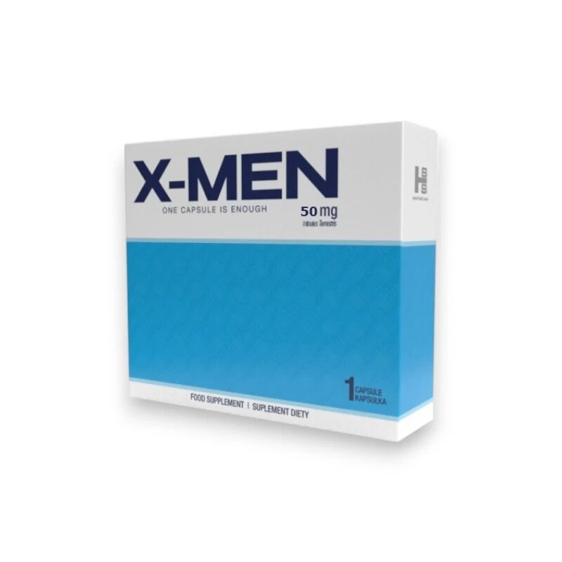 Sexual Health Series Capsulă pentru bărbați X-MEN pentru menținerea erecției și îmbunătățirea performanțelor intime 1 capsulă