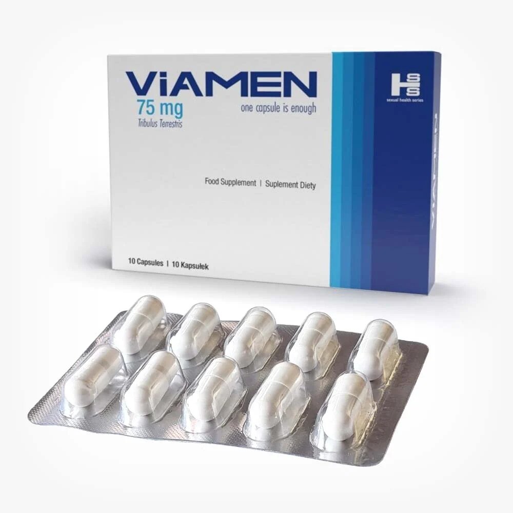 Sexual Health Series Capsule VIAMEN pentru erectie puternica 10 buc