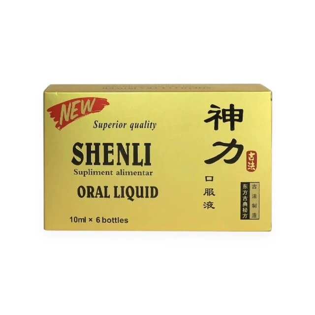 SHENLI Set fiole ORAL LIQUID soluție orală pentru susținerea libidoului și performanței sexuale cu Tribulus terrestris 6 fiole
