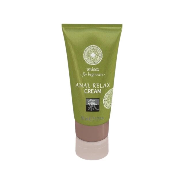 Shiatsu Cremă pentru relaxare anală Anal Relax Cream unisex cu aloe vera potrivită pentru începători 50 ml