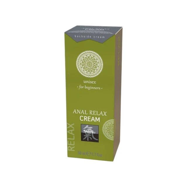 Shiatsu Cremă pentru relaxare anală Anal Relax Cream unisex cu aloe vera potrivită pentru începători 50 ml