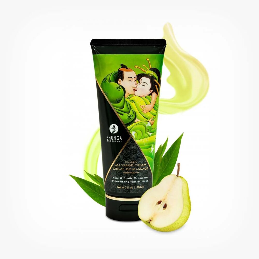 SHUNGA Crema de masaj cu aroma de Para si Green Tea 200 ml