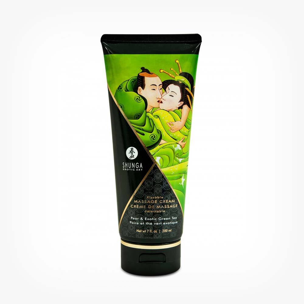 SHUNGA Crema de masaj cu aroma de Para si Green Tea 200 ml