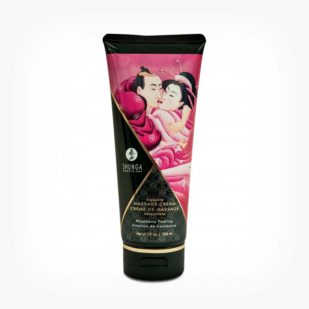 SHUNGA Crema de masaj Raspberry cu aroma de zmeura 200 ml