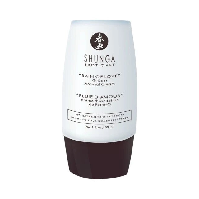 SHUNGA Cremă intimă Rain of Love pentru stimularea punctului G manual cu instrucțiuni inclus 30 ml