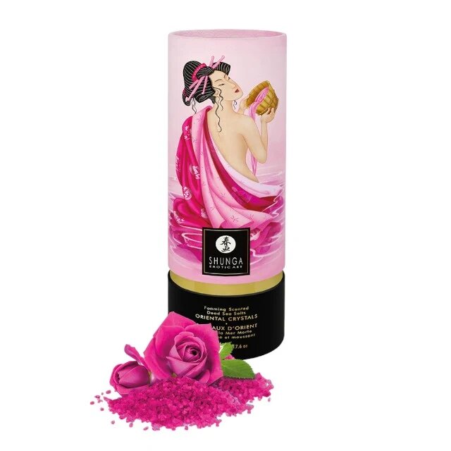 SHUNGA Sare de baie Oriental Crystals Aphrodisia cu sare de mare din Marea Moartă cu efect afrodisiac 500 gr
