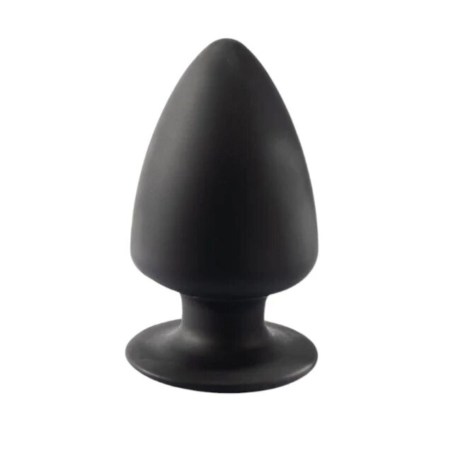Silexd Plug anal SILEX-D S Plug Model 1 din silicon premium reactiv la căldură lungime 8.5 cm diametru 5.2 cm negru (mărime S)