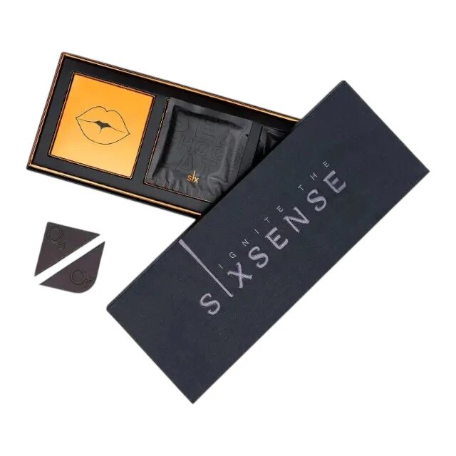 SIXSENSE Ciocolată neagră afrodisiacă formulă premium pentru cupluri crește libidoul energia și susține sănătatea intimă 3 buc (6 porții)