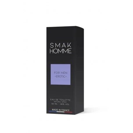 SMAK Parfum cu feromoni RUF Homme pentru bărbați efect afrodisiac intens cu note de chihlimbar florale și lemnoase 50 ml