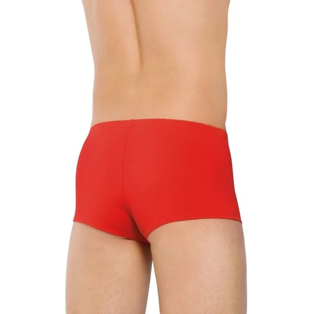 SoftLine Boxeri sexy Shorts 4500 din material elastic design cu fermoare în părți culoare roșu mărime L