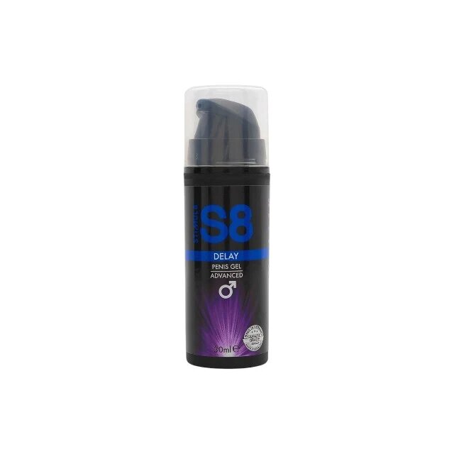 STIMUL8 S8 Gel S8 Delay Advanced ajută la întârzierea ejaculării conține ingrediente naturale fără parabeni și sulfați 30 ml