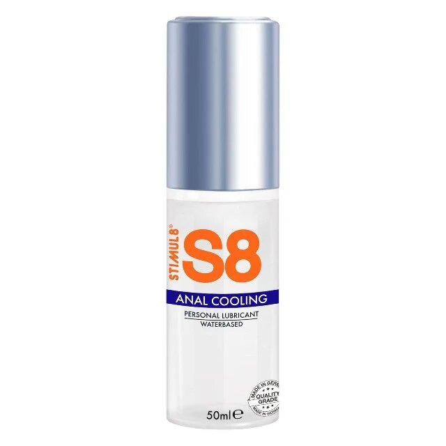 STIMUL8 S8 Lubrifiant anal S8 Anal Cooling Personal Lubricant pe bază de apă efect de răcire fără parabeni 50 ml