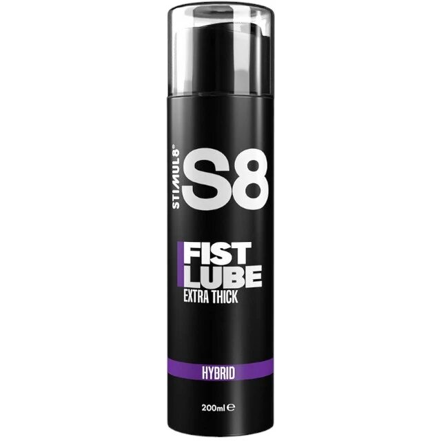 STIMUL8 S8 Lubrifiant hibrid S8 Fist Lube pe bază de apă și silicon formulă ultra-groasă pentru fisting și penetrare adâncă 200 ml