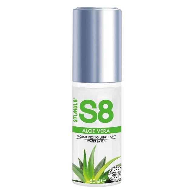 STIMUL8 S8 Lubrifiant pe bază de apă S8 Aloe Vera Moisturizing Lubricant efect hidratant fără parabeni 125 ml