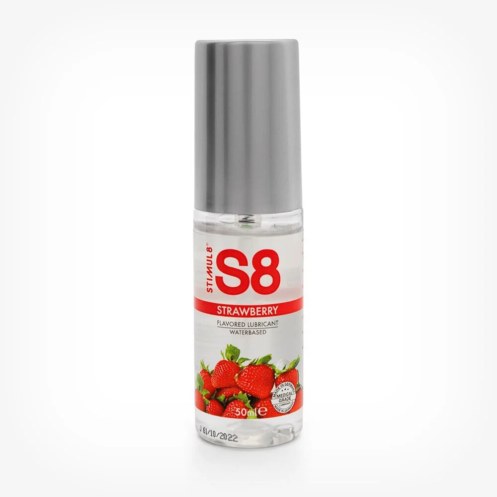 STIMUL8 S8 Lubrifiant S8 Lube Strawberry cu aroma de capsuni pe baza de apa 50 ml