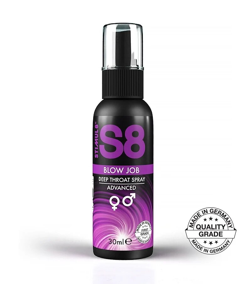 STIMUL8 S8 Spray pentru sex oral adanc S8 Deep Throat aroma de menta 30 ml