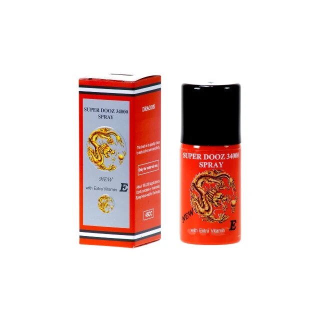 Super Dooz Spray 34000 ajută la întârzierea ejaculării cu vitamina E 45 ml