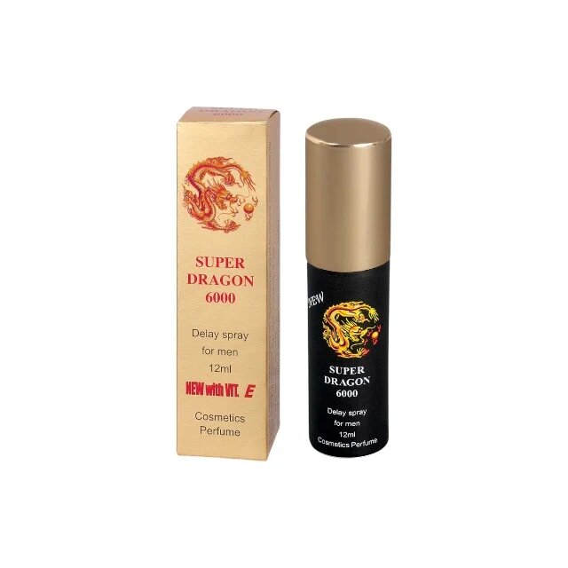 SUPER DRAGON Spray concentrat 6000 Delay Spray for Men ajută la întârzierea ejaculării și potență 12 ml