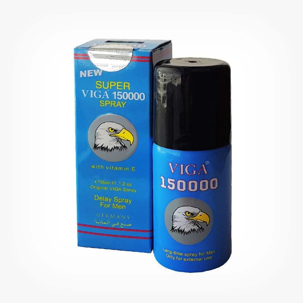 SUPER VIGA Spray 150000 Blue - Delay Spray for Men pentru întârzierea ejaculării cu vitamina E 45 ml