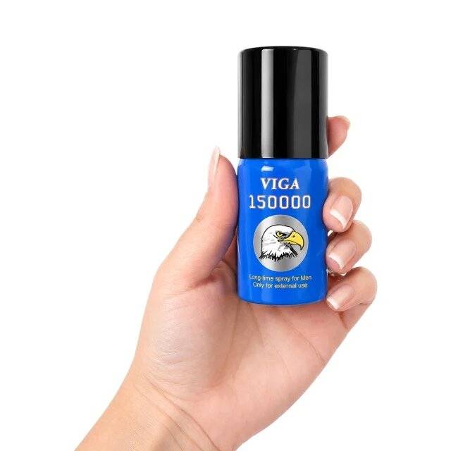 SUPER VIGA Spray 150000 Blue - Delay Spray for Men pentru întârzierea ejaculării cu vitamina E 45 ml