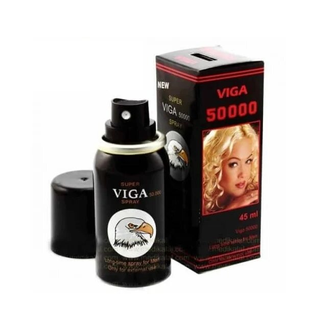 SUPER VIGA Spray 50000 Long Time Spray for Men pentru întârzierea ejaculării cu vitamina E 45 ml