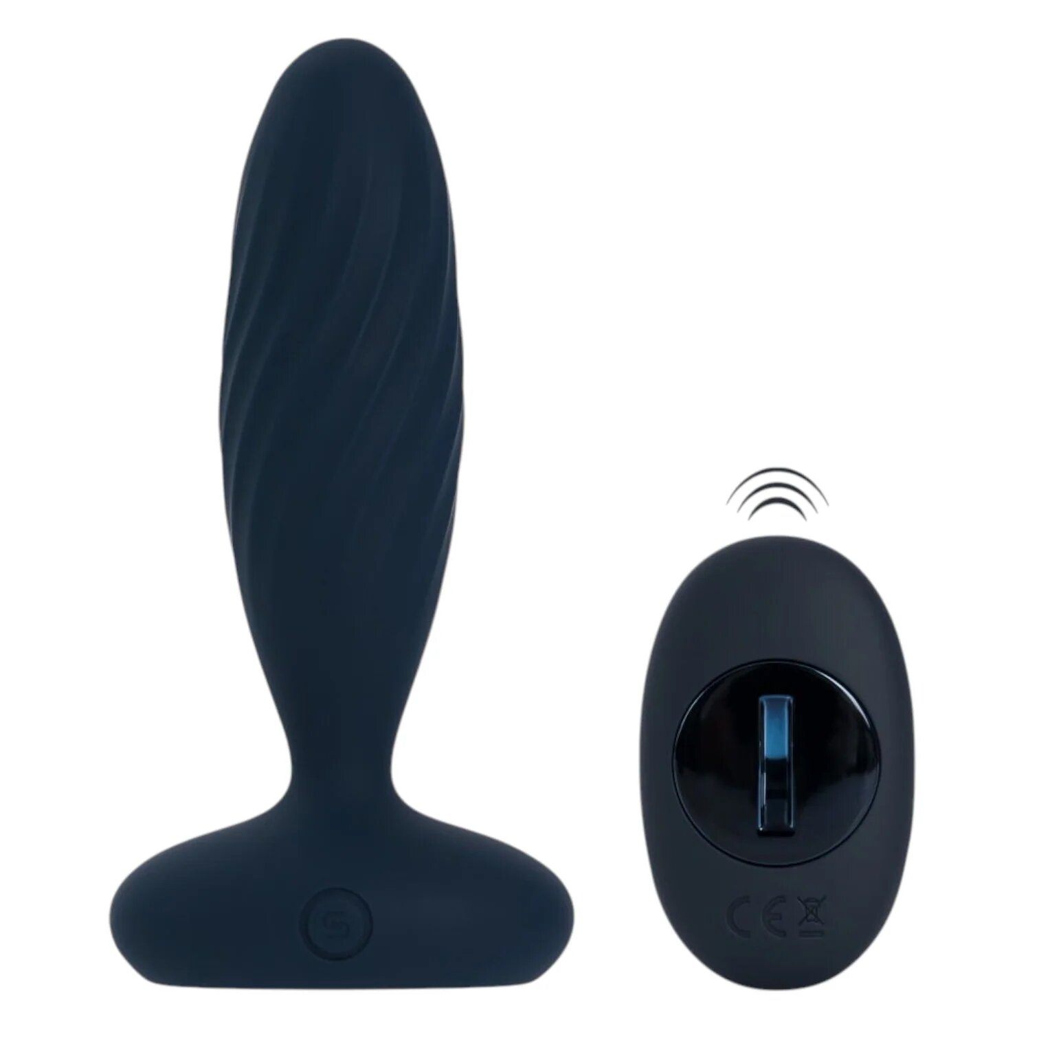 SVAKOM Vibrator anal JORDAN control prin aplicație și telecomandă 5 funcții de penetrare automată 5 funcții de vibrație albastru