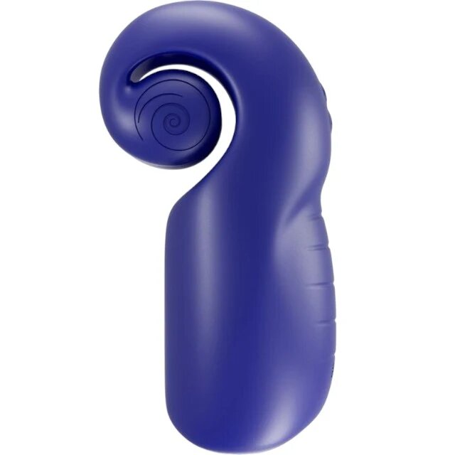 SVIBE Masturbator EVO FOR HIM Snail Collection în formă de melc tehnologie Slide’n’Roll rezistent la apă culoare albastru închis