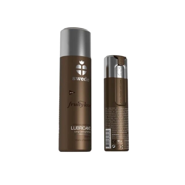 SWEDE Lubrifiant cu aromă Fruity Love Lubricant pe bază de apă aromă de ciocolată neagră 50 ml (maro)
