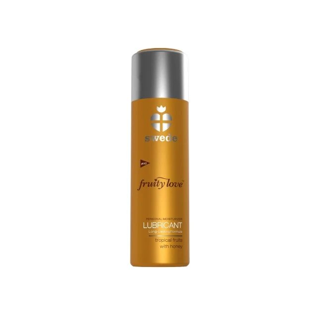 SWEDE Lubrifiant cu aromă Fruity Love Lubricant pe bază de apă aromă de fructe tropicale și miere 50 ml (portocaliu)