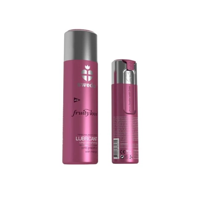 SWEDE Lubrifiant cu aromă Fruity Love Lubricant pe bază de apă aromă de grepfrut și mango 50 ml (roz)