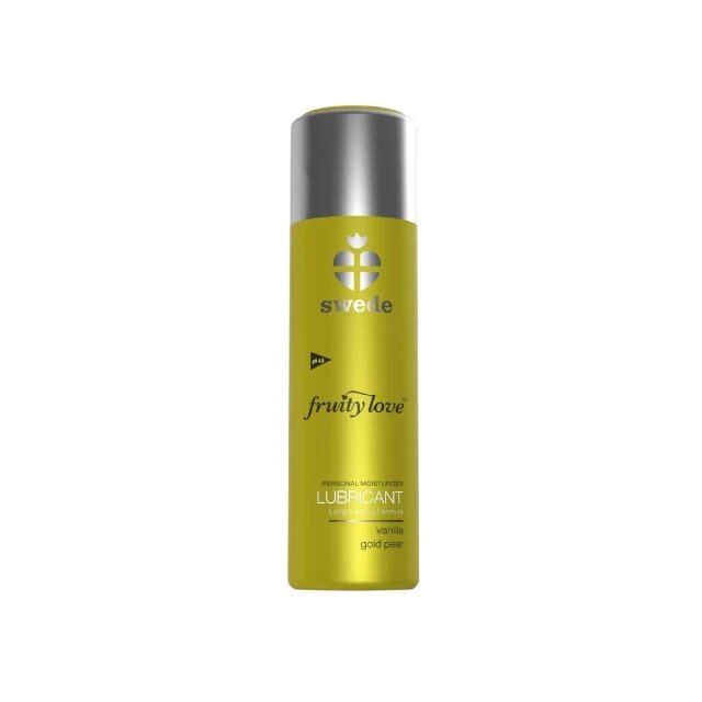 SWEDE Lubrifiant cu aromă Fruity Love Lubricant pe bază de apă aromă de vanilie și pere aurii 50 ml (galben)