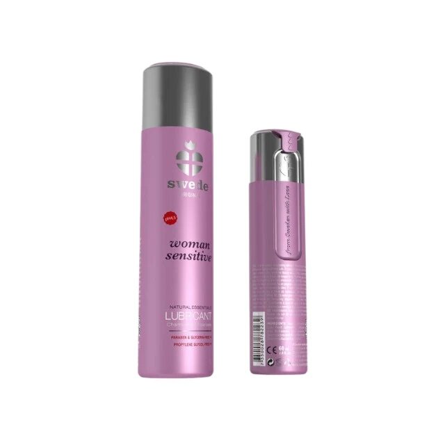 SWEDE Lubrifiant Original Woman Sensitive pe bază de apă cu mușețel și aloe vera efect hidratant și antiinflamator 60 ml