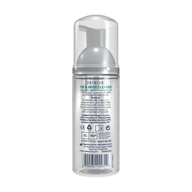 Swiss Navy Spumă de igienizare Toy and Body Cleaner pentru corp și jucării erotice cu miros de lavandă 47 ml