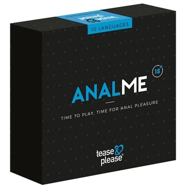 TEASE & PLEASE Set jocuri erotice - ANAL ME cu dop lant anal si lubrifiant 3 piese