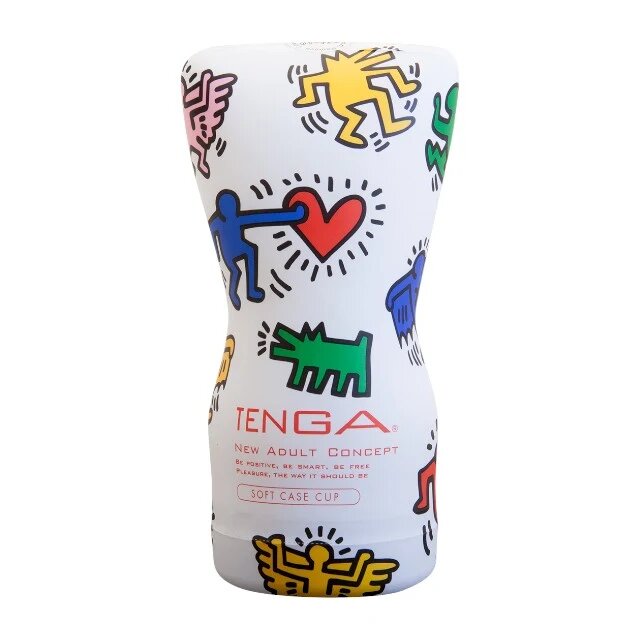 Tenga Masturbator manual Soft Case Cup din material elastic pentru exerciții de întârzierea ejaculării alb