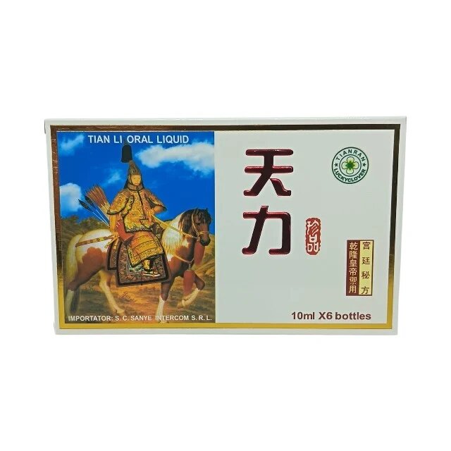 Tianli Set Ultra Power pentru potență erecții ferme și întârzierea ejaculării 6 fiole
