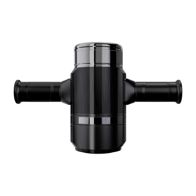 TINGON Masturbator inovator M1 control prin aplicație cu 3 funcții de rotație 3 viteze telescopice rezistent la apă negru