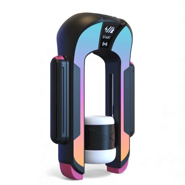 TINGON Masturbator inovator M2 control prin aplicație funcție de penetrare automatăcontrol continuu al mișcării iluminare ambientală
