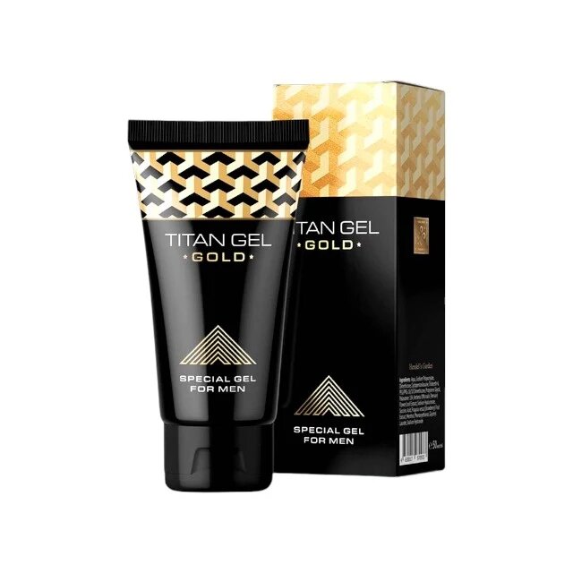 TITAN GEL Gel GOLD (Original Rusia) ajută la mărirea penisului susține erecțiile puternice și intensificarea plăcerii 50 ml