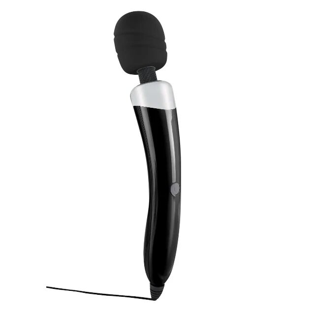 TOY JOY Aparat de masaj - Wonder Wand pentru corp si zonele intime 3 functii de vibratie negru 33.5 cm