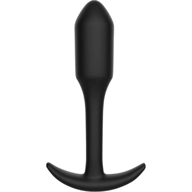 TOY JOY Plug anal Anal Play Smooth Plug - Extra Large cu bază în formă de semilună lungime 13.7 cm diametru 2.9 cm negru