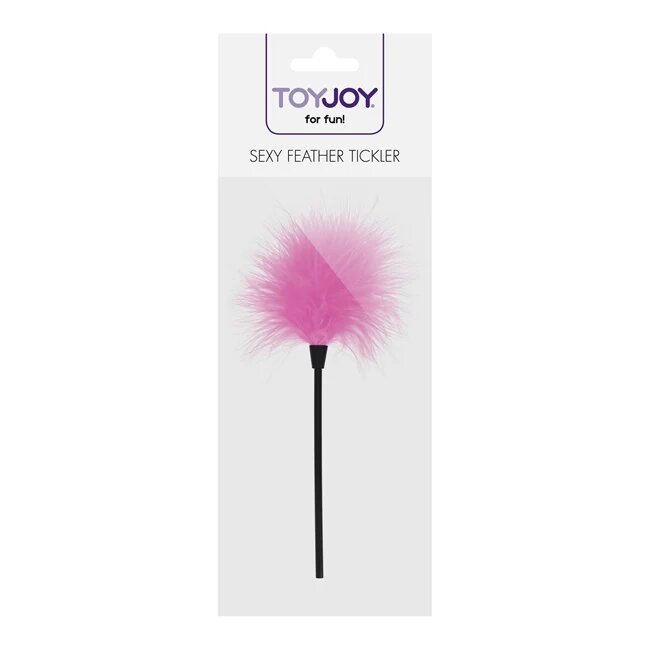 TOY JOY Puf de gadilat - Basics Sexy Feather Tickler roz