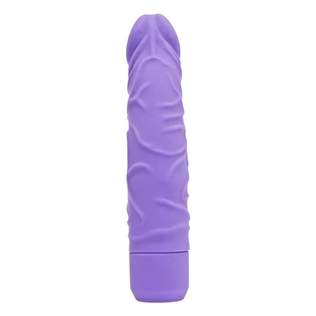 TOY JOY Vibrator Get Real Classic Original Vibrator 7 funcții de vibrație rezistent la apă lungime 20.1 cm culoare mov
