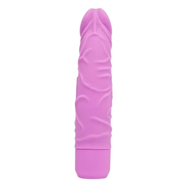TOY JOY Vibrator Get Real Classic Original Vibrator 7 funcții de vibrație rezistent la apă lungime 20.1 cm culoare roz